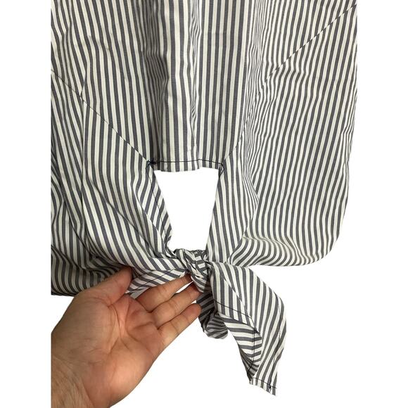 Lane Bryant Size 22/24 Blouse Tie Front Accent - Picture 5 of 13